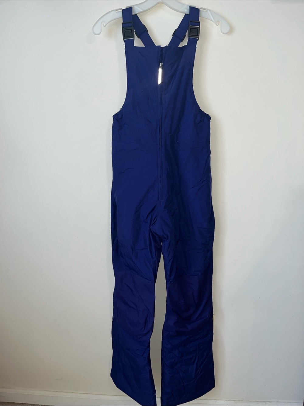 Lands’ End Kids Waterproof Snow Bib Overalls in Deep Violet-Navy Blue